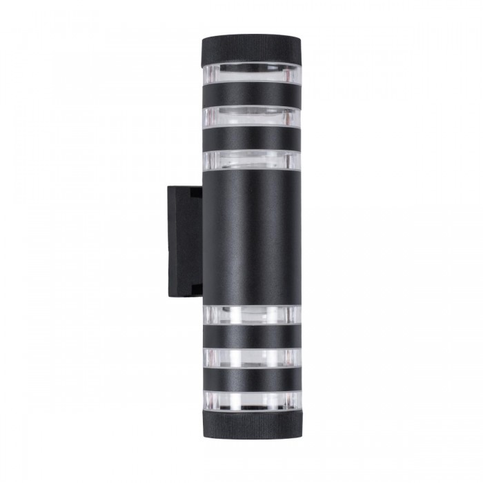 GLOBOSTAR® ORION 77883 Μοντέρνο Φωτιστικό Τοίχου - Απλίκα με Ντουί 2 x GU10 AC 220-240V Αδιάβροχο IP65 - Μαύρο Ματ - Μ9 x Π15 x Υ35.5cm GLOBOSTAR® ORION 77883 Μοντέρνο Φωτιστικό Τοίχου - Απλίκα με Ντουί 2 x GU10 AC 220-240V Αδιάβροχο IP65 - Μαύρο Ματ - Μ9 x Π15 x Υ35.5cm