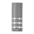 GLOBOSTAR® ORION 77884 Μοντέρνο Φωτιστικό Τοίχου - Απλίκα με Ντουί 1 x GU10 AC 220-240V Αδιάβροχο IP65 - Γκρι Ματ - Μ9 x Π15 x Υ23.2cm