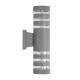 GLOBOSTAR® ORION 77885 Μοντέρνο Φωτιστικό Τοίχου - Απλίκα με Ντουί 2 x GU10 AC 220-240V Αδιάβροχο IP65 - Γκρι Ματ - Μ9 x Π15 x Υ35.5cm GLOBOSTAR® ORION 77885 Μοντέρνο Φωτιστικό Τοίχου - Απλίκα με Ντουί 2 x GU10 AC 220-240V Αδιάβροχο IP65 - Γκρι Ματ - Μ9 x Π15 x Υ35.5cm