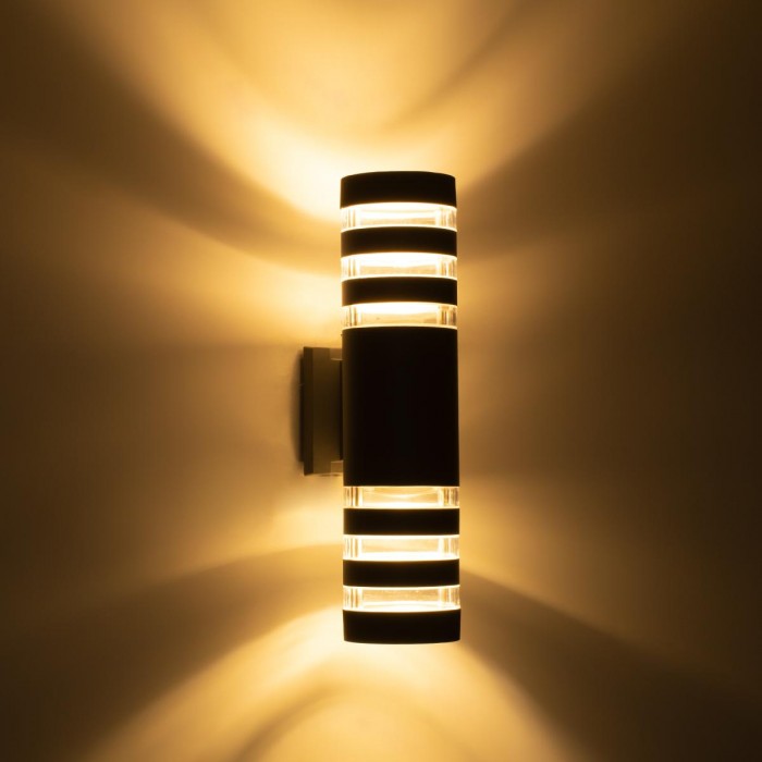 GLOBOSTAR® ORION 77885 Μοντέρνο Φωτιστικό Τοίχου - Απλίκα με Ντουί 2 x GU10 AC 220-240V Αδιάβροχο IP65 - Γκρι Ματ - Μ9 x Π15 x Υ35.5cm GLOBOSTAR® ORION 77885 Μοντέρνο Φωτιστικό Τοίχου - Απλίκα με Ντουί 2 x GU10 AC 220-240V Αδιάβροχο IP65 - Γκρι Ματ - Μ9 x Π15 x Υ35.5cm