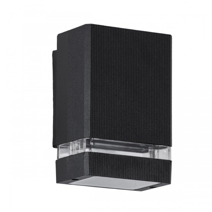 GLOBOSTAR® QUATRO 77892 Μοντέρνο Φωτιστικό Τοίχου - Απλίκα με Ντουί 1 x GU10 AC 220-240V Αδιάβροχο IP65 - Μαύρο Ματ - Μ11 x Π10 x Υ16.5cm GLOBOSTAR® QUATRO 77892 Μοντέρνο Φωτιστικό Τοίχου - Απλίκα με Ντουί 1 x GU10 AC 220-240V Αδιάβροχο IP65 - Μαύρο Ματ - Μ11 x Π10 x Υ16.5cm