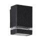GLOBOSTAR® QUATRO 77892 Μοντέρνο Φωτιστικό Τοίχου - Απλίκα με Ντουί 1 x GU10 AC 220-240V Αδιάβροχο IP65 - Μαύρο Ματ - Μ11 x Π10 x Υ16.5cm GLOBOSTAR® QUATRO 77892 Μοντέρνο Φωτιστικό Τοίχου - Απλίκα με Ντουί 1 x GU10 AC 220-240V Αδιάβροχο IP65 - Μαύρο Ματ - Μ11 x Π10 x Υ16.5cm