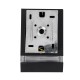 GLOBOSTAR® QUATRO 77892 Μοντέρνο Φωτιστικό Τοίχου - Απλίκα με Ντουί 1 x GU10 AC 220-240V Αδιάβροχο IP65 - Μαύρο Ματ - Μ11 x Π10 x Υ16.5cm GLOBOSTAR® QUATRO 77892 Μοντέρνο Φωτιστικό Τοίχου - Απλίκα με Ντουί 1 x GU10 AC 220-240V Αδιάβροχο IP65 - Μαύρο Ματ - Μ11 x Π10 x Υ16.5cm