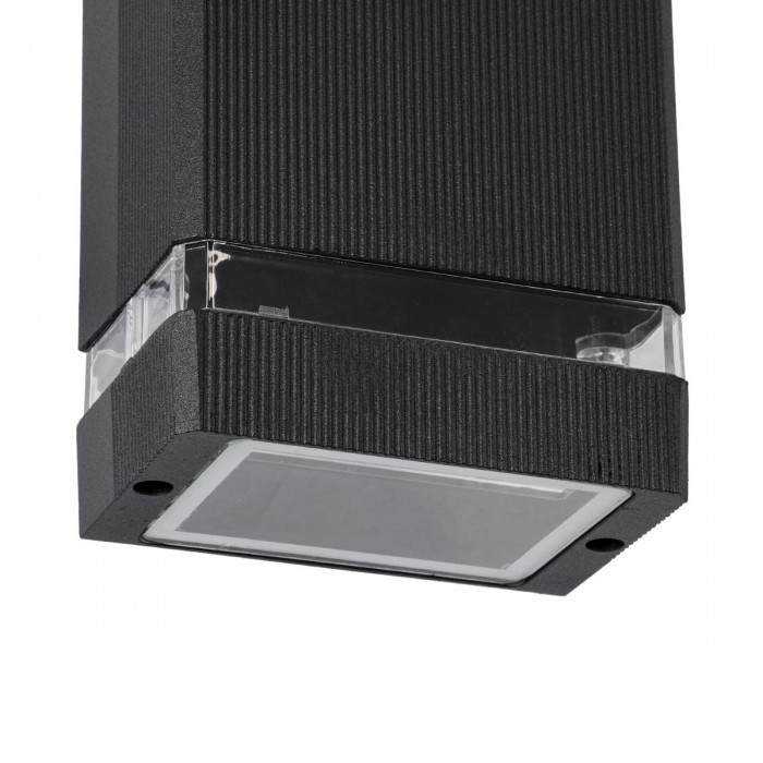GLOBOSTAR® QUATRO 77892 Μοντέρνο Φωτιστικό Τοίχου - Απλίκα με Ντουί 1 x GU10 AC 220-240V Αδιάβροχο IP65 - Μαύρο Ματ - Μ11 x Π10 x Υ16.5cm GLOBOSTAR® QUATRO 77892 Μοντέρνο Φωτιστικό Τοίχου - Απλίκα με Ντουί 1 x GU10 AC 220-240V Αδιάβροχο IP65 - Μαύρο Ματ - Μ11 x Π10 x Υ16.5cm