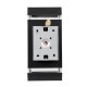 GLOBOSTAR® QUATRO 77893 Μοντέρνο Φωτιστικό Τοίχου - Απλίκα με Ντουί 2 x GU10 AC 220-240V Αδιάβροχο IP65 - Μαύρο Ματ - Μ11 x Π10 x Υ25.5cm GLOBOSTAR® QUATRO 77893 Μοντέρνο Φωτιστικό Τοίχου - Απλίκα με Ντουί 2 x GU10 AC 220-240V Αδιάβροχο IP65 - Μαύρο Ματ - Μ11 x Π10 x Υ25.5cm
