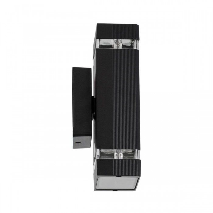 GLOBOSTAR® QUATRO 77893 Μοντέρνο Φωτιστικό Τοίχου - Απλίκα με Ντουί 2 x GU10 AC 220-240V Αδιάβροχο IP65 - Μαύρο Ματ - Μ11 x Π10 x Υ25.5cm GLOBOSTAR® QUATRO 77893 Μοντέρνο Φωτιστικό Τοίχου - Απλίκα με Ντουί 2 x GU10 AC 220-240V Αδιάβροχο IP65 - Μαύρο Ματ - Μ11 x Π10 x Υ25.5cm