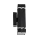 GLOBOSTAR® QUATRO 77893 Μοντέρνο Φωτιστικό Τοίχου - Απλίκα με Ντουί 2 x GU10 AC 220-240V Αδιάβροχο IP65 - Μαύρο Ματ - Μ11 x Π10 x Υ25.5cm GLOBOSTAR® QUATRO 77893 Μοντέρνο Φωτιστικό Τοίχου - Απλίκα με Ντουί 2 x GU10 AC 220-240V Αδιάβροχο IP65 - Μαύρο Ματ - Μ11 x Π10 x Υ25.5cm