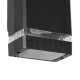 GLOBOSTAR® QUATRO 77893 Μοντέρνο Φωτιστικό Τοίχου - Απλίκα με Ντουί 2 x GU10 AC 220-240V Αδιάβροχο IP65 - Μαύρο Ματ - Μ11 x Π10 x Υ25.5cm GLOBOSTAR® QUATRO 77893 Μοντέρνο Φωτιστικό Τοίχου - Απλίκα με Ντουί 2 x GU10 AC 220-240V Αδιάβροχο IP65 - Μαύρο Ματ - Μ11 x Π10 x Υ25.5cm