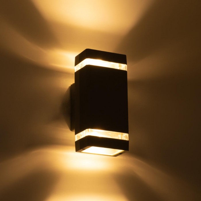 GLOBOSTAR® QUATRO 77895 Μοντέρνο Φωτιστικό Τοίχου - Απλίκα με Ντουί 2 x GU10 AC 220-240V Αδιάβροχο IP65 - Γκρι Ματ - Μ11 x Π10 x Υ25.5cm GLOBOSTAR® QUATRO 77895 Μοντέρνο Φωτιστικό Τοίχου - Απλίκα με Ντουί 2 x GU10 AC 220-240V Αδιάβροχο IP65 - Γκρι Ματ - Μ11 x Π10 x Υ25.5cm