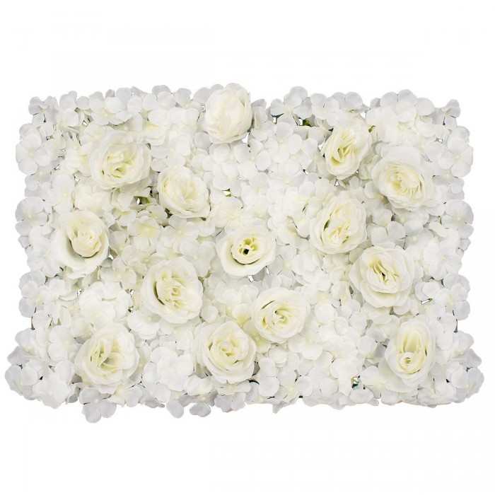 GloboStar® 78311 Συνθετικό Πάνελ Λουλουδιών - Κάθετος Κήπος Τριαντάφυλλο - Ορτανσία Μ60 x Υ40 x Π7cm GloboStar® 78311 Συνθετικό Πάνελ Λουλουδιών - Κάθετος Κήπος Τριαντάφυλλο - Ορτανσία Μ60 x Υ40 x Π7cm