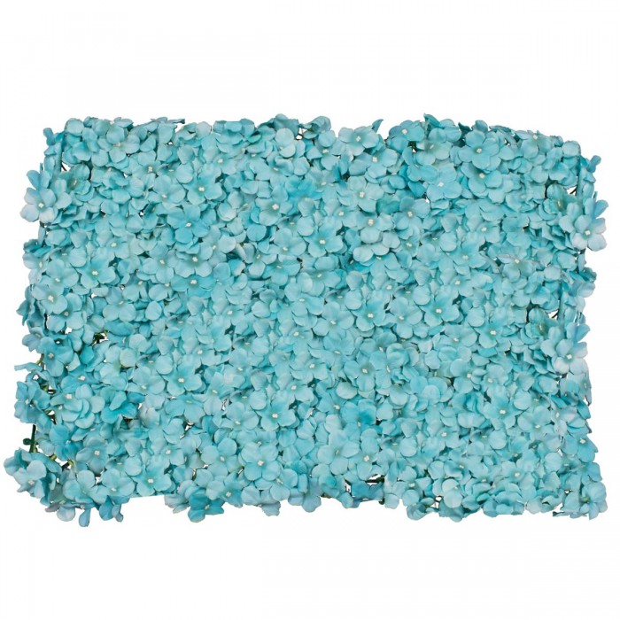 GloboStar® 78318 Συνθετικό Πάνελ Λουλουδιών - Κάθετος Κήπος Ορτανσία Τυρκουάζ Μ60 x Υ40 x Π5cm GloboStar® 78318 Συνθετικό Πάνελ Λουλουδιών - Κάθετος Κήπος Ορτανσία Τυρκουάζ Μ60 x Υ40 x Π5cm