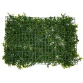 GLOBOSTAR® FERN 78401 Τεχνητό Πάνελ Φυλλωσιάς / Κάθετος Κήπος Γάλιο, Φτέρη, Γκι & Γρασίδι - Πράσινο - Μ60 x Π9 x Υ40cm