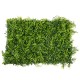 GLOBOSTAR® FERN 78405 Τεχνητό Πάνελ Φυλλωσιάς / Κάθετος Κήπος Νάνος Φτέρη, Νάνος Κισσός & Δανάη - Πράσινο - Μ60 x Π40 x Υ8cm