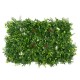 GLOBOSTAR® FERN 78407 Τεχνητό Πάνελ Φυλλωσιάς / Κάθετος Κήπος Ίληξ, Νάνος Φτέρη, Κοράλι & Κουφέα - Πράσινο - Μ60 x Π10 x Υ40cm