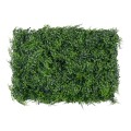 GLOBOSTAR® LEYLAND 78413 Artificial Wall Plant Panel / Vertical Garden Leyland & Dwarf Ivy - Green - L60 x W9 x H40cm