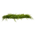 GLOBOSTAR® LEYLAND 78414 Artificial Wall Plant Panel / Vertical Garden Leyland & Dwarf Ivy - Green - L60 x W9 x H40cm