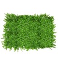 GLOBOSTAR® FERN 78422 Artificial Wall Plant Panel / Vertical Garden Royal Fern & Ilex - Green - L60 x W9 x H40cm
