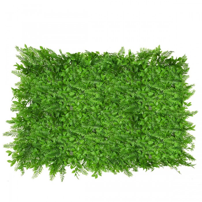 GLOBOSTAR® FERN 78422 Artificial Wall Plant Panel / Vertical Garden Royal Fern & Ilex - Green - L60 x W9 x H40cm GLOBOSTAR® FERN 78422 Artificial Wall Plant Panel / Vertical Garden Royal Fern & Ilex - Green - L60 x W9 x H40cm