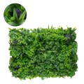 GLOBOSTAR® PEPPEROMIA 78434 Artificial Wall Plant Panel / Vertical Garden Peperomia & Zebrina - Green - L60 x W9 x H40cm GLOBOSTAR® PEPPEROMIA 78434 Artificial Wall Plant Panel / Vertical Garden Peperomia & Zebrina - Green - L60 x W9 x H40cm