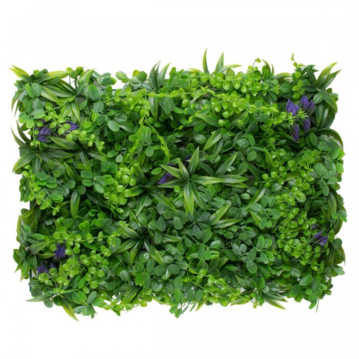 GLOBOSTAR® PEPPEROMIA 78434 Artificial Wall Plant Panel / Vertical Garden Peperomia & Zebrina - Green - L60 x W9 x H40cm GLOBOSTAR® PEPPEROMIA 78434 Artificial Wall Plant Panel / Vertical Garden Peperomia & Zebrina - Green - L60 x W9 x H40cm
