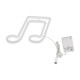 GloboStar® 78568 Φωτιστικό Ταμπέλα Φωτεινή Επιγραφή NEON LED Σήμανσης MUSIC NOTE 5W με Καλώδιο Τροφοδοσίας USB - Μπαταρίας 3xAAA (Δεν Περιλαμβάνονται) - Θερμό Λευκό 2700K GloboStar® 78568 Φωτιστικό Ταμπέλα Φωτεινή Επιγραφή NEON LED Σήμανσης MUSIC NOTE 5W με Καλώδιο Τροφοδοσίας USB - Μπαταρίας 3xAAA (Δεν Περιλαμβάνονται) - Θερμό Λευκό 2700K