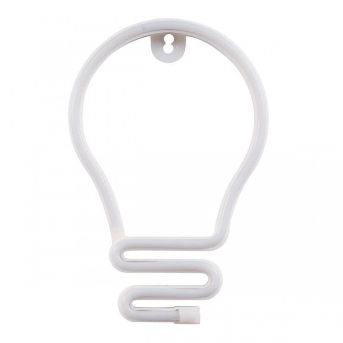 GloboStar® 78575 Φωτιστικό Ταμπέλα Φωτεινή Επιγραφή NEON LED Σήμανσης LAMP 5W με Καλώδιο Τροφοδοσίας USB - Μπαταρίας 3xAAA (Δεν Περιλαμβάνονται) - Θερμό Λευκό 2700K
