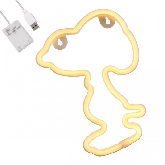 GloboStar® 78578 Φωτιστικό Ταμπέλα Φωτεινή Επιγραφή NEON LED Σήμανσης SNOOPY 5W με Καλώδιο Τροφοδοσίας USB - Μπαταρίας 3xAAA (Δεν Περιλαμβάνονται) - Θερμό Λευκό 2700K GloboStar® 78578 Φωτιστικό Ταμπέλα Φωτεινή Επιγραφή NEON LED Σήμανσης SNOOPY 5W με Καλώδιο Τροφοδοσίας USB - Μπαταρίας 3xAAA (Δεν Περιλαμβάνονται) - Θερμό Λευκό 2700K