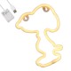 GloboStar® 78578 Φωτιστικό Ταμπέλα Φωτεινή Επιγραφή NEON LED Σήμανσης SNOOPY 5W με Καλώδιο Τροφοδοσίας USB - Μπαταρίας 3xAAA (Δεν Περιλαμβάνονται) - Θερμό Λευκό 2700K GloboStar® 78578 Φωτιστικό Ταμπέλα Φωτεινή Επιγραφή NEON LED Σήμανσης SNOOPY 5W με Καλώδιο Τροφοδοσίας USB - Μπαταρίας 3xAAA (Δεν Περιλαμβάνονται) - Θερμό Λευκό 2700K