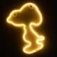 GloboStar® 78578 Φωτιστικό Ταμπέλα Φωτεινή Επιγραφή NEON LED Σήμανσης SNOOPY 5W με Καλώδιο Τροφοδοσίας USB - Μπαταρίας 3xAAA (Δεν Περιλαμβάνονται) - Θερμό Λευκό 2700K GloboStar® 78578 Φωτιστικό Ταμπέλα Φωτεινή Επιγραφή NEON LED Σήμανσης SNOOPY 5W με Καλώδιο Τροφοδοσίας USB - Μπαταρίας 3xAAA (Δεν Περιλαμβάνονται) - Θερμό Λευκό 2700K