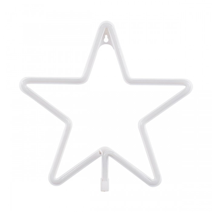 GloboStar® 78584 Φωτιστικό Ταμπέλα Φωτεινή Επιγραφή NEON LED Σήμανσης STAR 5W με Καλώδιο Τροφοδοσίας USB - Μπαταρίας 3xAAA (Δεν Περιλαμβάνονται) - Ψυχρό Λευκό 6000K GloboStar® 78584 Φωτιστικό Ταμπέλα Φωτεινή Επιγραφή NEON LED Σήμανσης STAR 5W με Καλώδιο Τροφοδοσίας USB - Μπαταρίας 3xAAA (Δεν Περιλαμβάνονται) - Ψυχρό Λευκό 6000K