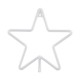 GloboStar® 78584 Φωτιστικό Ταμπέλα Φωτεινή Επιγραφή NEON LED Σήμανσης STAR 5W με Καλώδιο Τροφοδοσίας USB - Μπαταρίας 3xAAA (Δεν Περιλαμβάνονται) - Ψυχρό Λευκό 6000K GloboStar® 78584 Φωτιστικό Ταμπέλα Φωτεινή Επιγραφή NEON LED Σήμανσης STAR 5W με Καλώδιο Τροφοδοσίας USB - Μπαταρίας 3xAAA (Δεν Περιλαμβάνονται) - Ψυχρό Λευκό 6000K