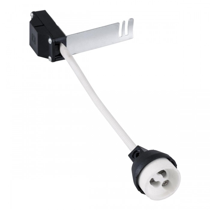 GloboStar® 78950 Ντουί GU10 με 16.5cm Καλώδιο, Βάση, Κουτί Συνδεσμολογιας και Γείωση