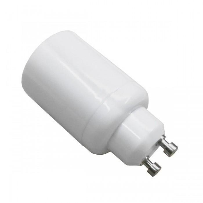 GloboStar 78954 Πλαστικός Αντάπτορας από GU10 σε E27 GloboStar 78954 Πλαστικός Αντάπτορας από GU10 σε E27