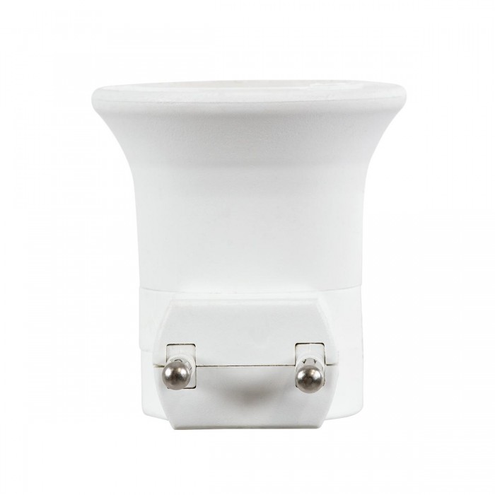 GloboStar® 78956 Αντάπτορας - Βάση E27 για Φωτάκι Νυχτός ELLIS με Διακόπτη On/Off Μ3.3 x Π6 x Υ5cm