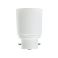 GloboStar® 78971 Πλαστικός Αντάπτορας Μετατροπέας από 1xB22 Ντουί σε 1xE27 Ντουί Λευκό Φ3.3 x Υ5cm