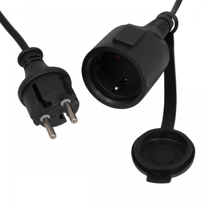 GloboStar® 78983 Καλωδιογιρλάντα PVC 10 Μέτρων με 15 Ντουί E27 με Πρίζα Schuko Επεκτεινόμενη Αδιάβροχη IP65 GloboStar® 78983 Καλωδιογιρλάντα PVC 10 Μέτρων με 15 Ντουί E27 με Πρίζα Schuko Επεκτεινόμενη Αδιάβροχη IP65