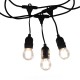 GloboStar® 78983 Καλωδιογιρλάντα PVC 10 Μέτρων με 15 Ντουί E27 με Πρίζα Schuko Επεκτεινόμενη Αδιάβροχη IP65 GloboStar® 78983 Καλωδιογιρλάντα PVC 10 Μέτρων με 15 Ντουί E27 με Πρίζα Schuko Επεκτεινόμενη Αδιάβροχη IP65