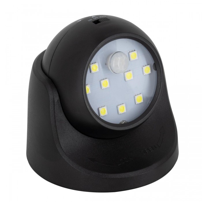 GloboStar® 79001 Μαύρο Φωτιστικό Μπαταρίας σε Σχήμα Κάμερας LED SMD 3W 300lm με Αισθητήρα Ημέρας-Νύχτας και PIR Αισθητήρα Κίνησης Ψυχρό Λευκό 6000K GloboStar® 79001 Μαύρο Φωτιστικό Μπαταρίας σε Σχήμα Κάμερας LED SMD 3W 300lm με Αισθητήρα Ημέρας-Νύχτας και PIR Αισθητήρα Κίνησης Ψυχρό Λευκό 6000K