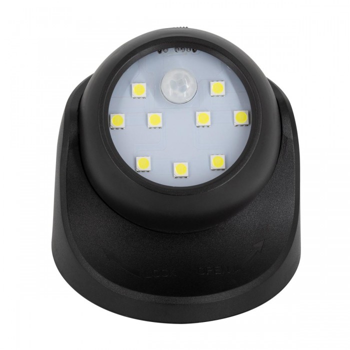 GloboStar® 79001 Μαύρο Φωτιστικό Μπαταρίας σε Σχήμα Κάμερας LED SMD 3W 300lm με Αισθητήρα Ημέρας-Νύχτας και PIR Αισθητήρα Κίνησης Ψυχρό Λευκό 6000K GloboStar® 79001 Μαύρο Φωτιστικό Μπαταρίας σε Σχήμα Κάμερας LED SMD 3W 300lm με Αισθητήρα Ημέρας-Νύχτας και PIR Αισθητήρα Κίνησης Ψυχρό Λευκό 6000K