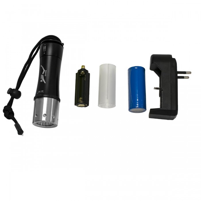 GloboStar® 79032 EXTREME Αδιάβροχος Φορητός Επαναφορτιζόμενος Φακός LED CREE XHP50 20W 2000lm & 1 x Μπαταρία 26650 2500mAh Li-ion IP68 Ψυχρό Λευκό 6000K GloboStar® 79032 EXTREME Αδιάβροχος Φορητός Επαναφορτιζόμενος Φακός LED CREE XHP50 20W 2000lm & 1 x Μπαταρία 26650 2500mAh Li-ion IP68 Ψυχρό Λευκό 6000K