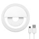GloboStar® 79042 Selfie Ring Light LED SMD 2W 200 lm Λευκό Σώμα με Ενσωματωμένη Επαναφορτιζόμενη Μπαταρία 500mAh & Καλώδιο Φόρτισης Micro USB Ψυχρό Λευκό 6000 K για Κινητό Τηλέφωνο και Tablet Φ8.5 x Υ2.5cm GloboStar® 79042 Selfie Ring Light LED SMD 2W 200 lm Λευκό Σώμα με Ενσωματωμένη Επαναφορτιζόμενη Μπαταρία 500mAh & Καλώδιο Φόρτισης Micro USB Ψυχρό Λευκό 6000 K για Κινητό Τηλέφωνο και Tablet Φ8.5 x Υ2.5cm