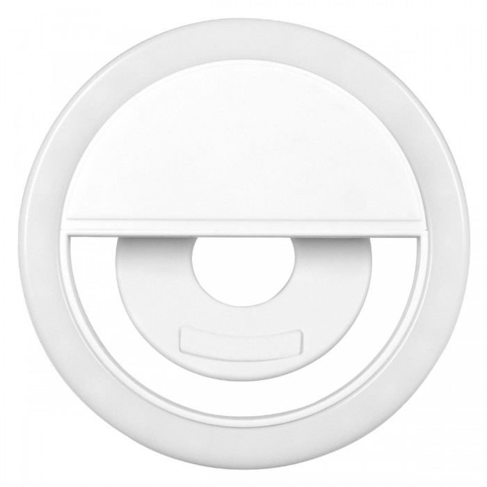 GloboStar® 79042 Selfie Ring Light LED SMD 2W 200 lm Λευκό Σώμα με Ενσωματωμένη Επαναφορτιζόμενη Μπαταρία 500mAh & Καλώδιο Φόρτισης Micro USB Ψυχρό Λευκό 6000 K για Κινητό Τηλέφωνο και Tablet Φ8.5 x Υ2.5cm GloboStar® 79042 Selfie Ring Light LED SMD 2W 200 lm Λευκό Σώμα με Ενσωματωμένη Επαναφορτιζόμενη Μπαταρία 500mAh & Καλώδιο Φόρτισης Micro USB Ψυχρό Λευκό 6000 K για Κινητό Τηλέφωνο και Tablet Φ8.5 x Υ2.5cm