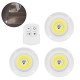 GloboStar® 79044 Φωτιστικά Νυκτός Μπαταρίας LED COB 6W 600lm με Timer & Ασύρματο Χειριστήριο RF - ΣΕΤ 3 Τεμαχίων Ψυχρό Λευκό 6000K GloboStar® 79044 Φωτιστικά Νυκτός Μπαταρίας LED COB 6W 600lm με Timer & Ασύρματο Χειριστήριο RF - ΣΕΤ 3 Τεμαχίων Ψυχρό Λευκό 6000K