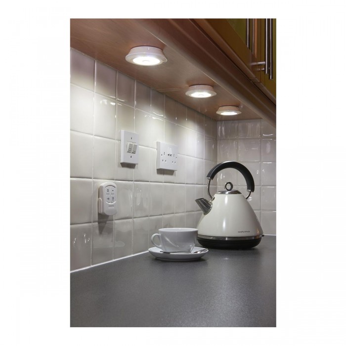 GloboStar® 79044 Φωτιστικά Νυκτός Μπαταρίας LED COB 6W 600lm με Timer & Ασύρματο Χειριστήριο RF - ΣΕΤ 3 Τεμαχίων Ψυχρό Λευκό 6000K GloboStar® 79044 Φωτιστικά Νυκτός Μπαταρίας LED COB 6W 600lm με Timer & Ασύρματο Χειριστήριο RF - ΣΕΤ 3 Τεμαχίων Ψυχρό Λευκό 6000K