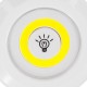 GloboStar® 79044 Φωτιστικά Νυκτός Μπαταρίας LED COB 6W 600lm με Timer & Ασύρματο Χειριστήριο RF - ΣΕΤ 3 Τεμαχίων Ψυχρό Λευκό 6000K GloboStar® 79044 Φωτιστικά Νυκτός Μπαταρίας LED COB 6W 600lm με Timer & Ασύρματο Χειριστήριο RF - ΣΕΤ 3 Τεμαχίων Ψυχρό Λευκό 6000K
