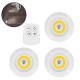 GloboStar® 79045 Φωτιστικά Νυκτός Μπαταρίας LED COB 6W 600lm με Timer & Ασύρματο Χειριστήριο RF - ΣΕΤ 3 Τεμαχίων Θερμό Λευκό 3000K GloboStar® 79045 Φωτιστικά Νυκτός Μπαταρίας LED COB 6W 600lm με Timer & Ασύρματο Χειριστήριο RF - ΣΕΤ 3 Τεμαχίων Θερμό Λευκό 3000K