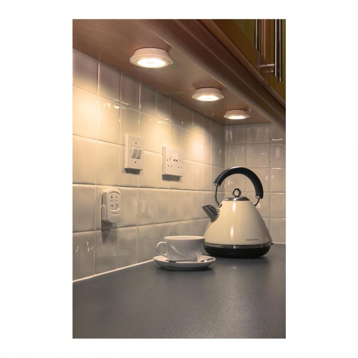 GloboStar® 79045 Φωτιστικά Νυκτός Μπαταρίας LED COB 6W 600lm με Timer & Ασύρματο Χειριστήριο RF - ΣΕΤ 3 Τεμαχίων Θερμό Λευκό 3000K GloboStar® 79045 Φωτιστικά Νυκτός Μπαταρίας LED COB 6W 600lm με Timer & Ασύρματο Χειριστήριο RF - ΣΕΤ 3 Τεμαχίων Θερμό Λευκό 3000K