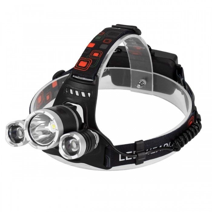 GloboStar® 79057 Φακός Κεφαλής Επαναφορτιζόμενος LED CREE XML2-T6 Chip 30 Watt 3000lm με 2 x 18650 Μπαταρίες 6000mAh Ψυχρό Λευκό 6000K GloboStar® 79057 Φακός Κεφαλής Επαναφορτιζόμενος LED CREE XML2-T6 Chip 30 Watt 3000lm με 2 x 18650 Μπαταρίες 6000mAh Ψυχρό Λευκό 6000K