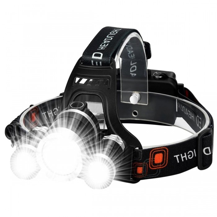 GloboStar® 79057 Φακός Κεφαλής Επαναφορτιζόμενος LED CREE XML2-T6 Chip 30 Watt 3000lm με 2 x 18650 Μπαταρίες 6000mAh Ψυχρό Λευκό 6000K GloboStar® 79057 Φακός Κεφαλής Επαναφορτιζόμενος LED CREE XML2-T6 Chip 30 Watt 3000lm με 2 x 18650 Μπαταρίες 6000mAh Ψυχρό Λευκό 6000K