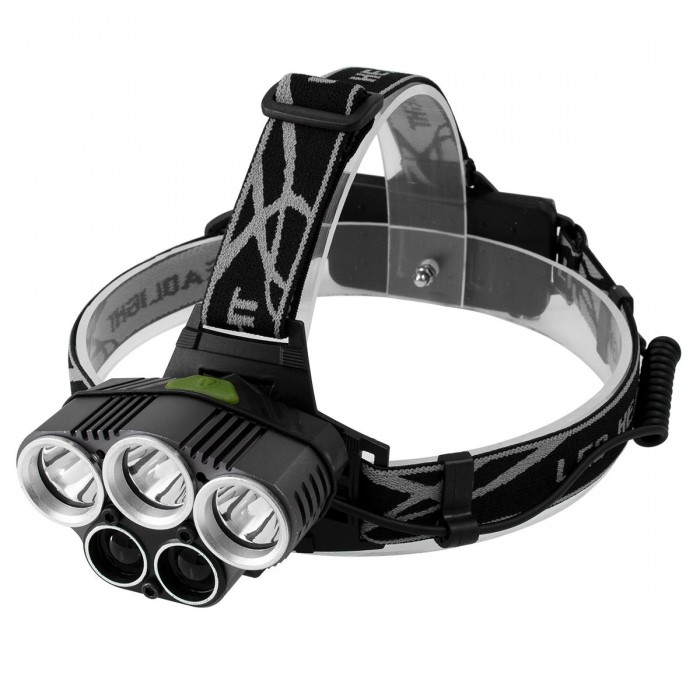GloboStar® 79058 Φακός Κεφαλής Επαναφορτιζόμενος LED CREE XML2-T6 Chip 50 Watt 5000lm με 2 x 18650 Μπαταρίες 5200mAh Ψυχρό Λευκό 6000K GloboStar® 79058 Φακός Κεφαλής Επαναφορτιζόμενος LED CREE XML2-T6 Chip 50 Watt 5000lm με 2 x 18650 Μπαταρίες 5200mAh Ψυχρό Λευκό 6000K